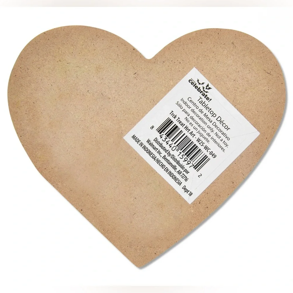 NWT - Trick or Treat Heart Tabletop Decor